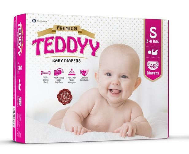 Подгузники TEDDYY PREMIUM детские р S (3-8 кг), 48 шт Аптеки Плюс