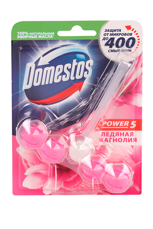 Блок туалет Domestos Ледяная Магнолия 55 г Аптеки Плюс