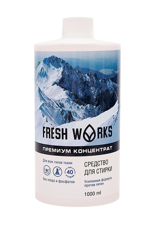 Средство FreshWorks д/стирки усиленная формула против пятен 1 л Аптеки Плюс