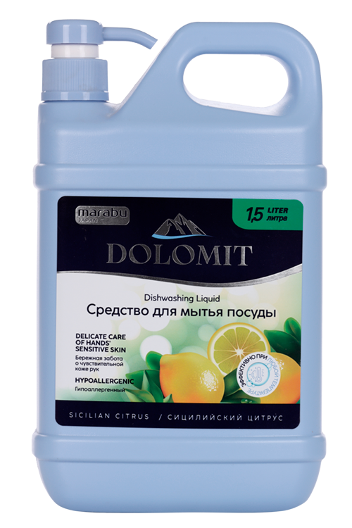 Средство Marabu Dolomit Сицилийский цитрус д/мытья посуды 1,5 л Аптеки Плюс