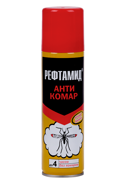 Аэрозоль Рефтамид Антикомар 145 мл Аптеки Плюс