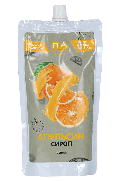 Сироп Продуктовая Аптека Апельсин б/сахара, 250 мл Аптеки Плюс