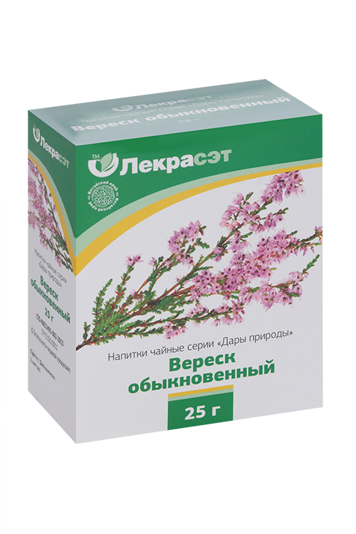 Напиток чайный Дары природы Вереск обыкновенный, 25 г Аптеки Плюс