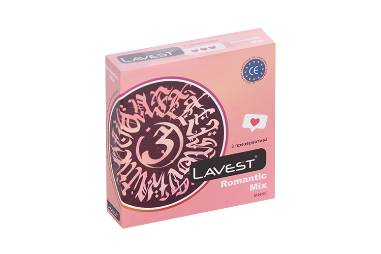 Презервативы Lavest Романтик микс, 3 шт Аптеки Плюс