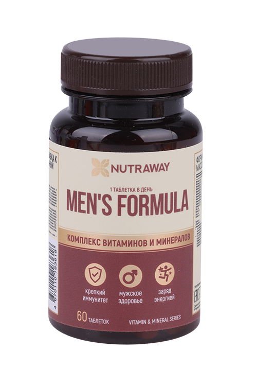 Формула д/мужчин Nutraway, 1 380 мг, 60 шт, таблетки Аптеки Плюс