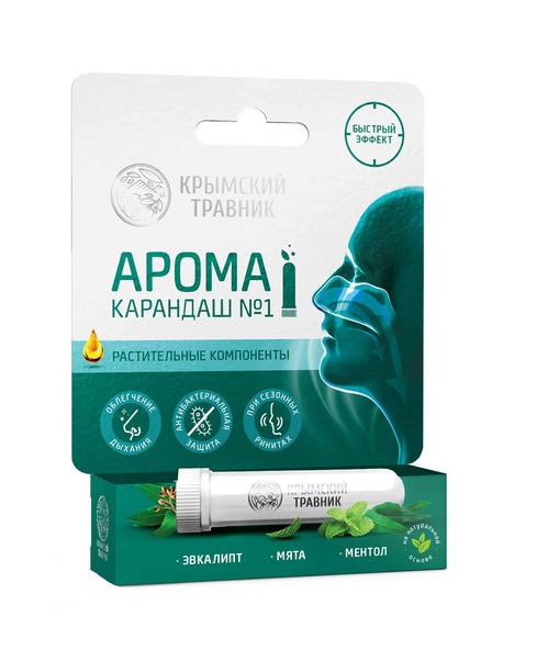 Арома-карандаш Крымский Травник №1 Эвкалипт Аптеки Плюс