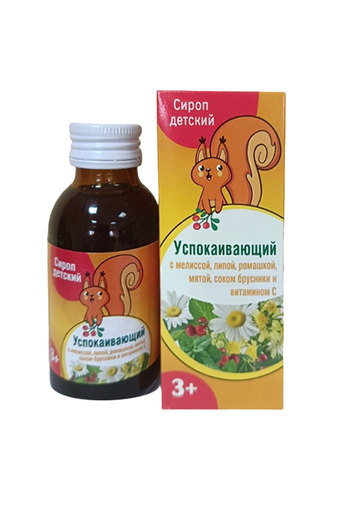 Сироп Успокаивающий д/детей с 3 лет, 100 мл Аптеки Плюс