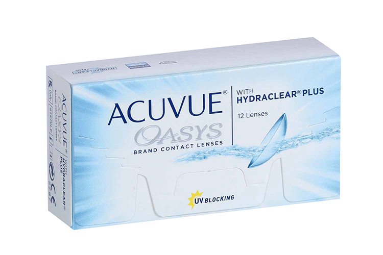 Контактные линзы ACUVUE Oasys with hydraclear plus 12 линз R 8.4 D -6.00 Аптеки Плюс