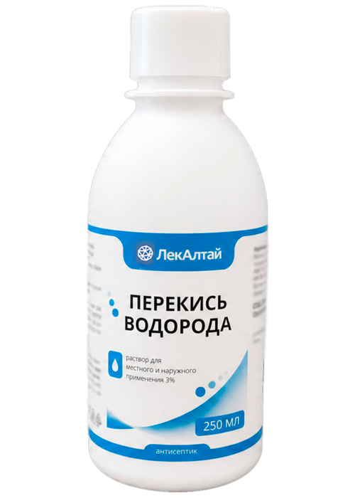 Перекись водорода 3%, 250 мл, раствор Аптеки Плюс