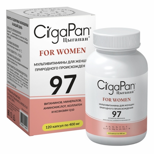 Цыгапан for Women, 400 мг, 120 шт, капсулы Аптеки Плюс
