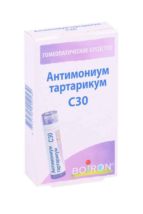 Антимониум тартарикум, 4 г, гранулы гомеопатические C30 Аптеки Плюс