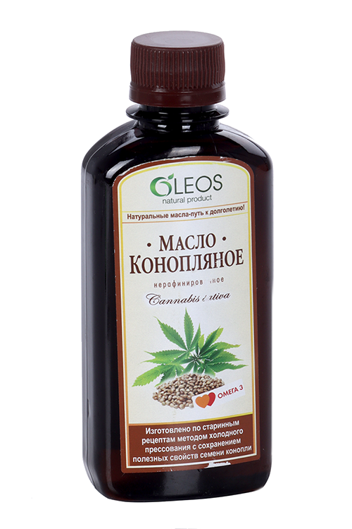 Масло конопляное Олеос, 200 мл Аптеки Плюс
