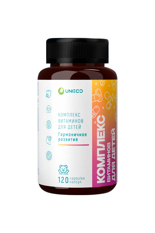 Мультивитамины Unieco, 120 шт, капсулы Аптеки Плюс
