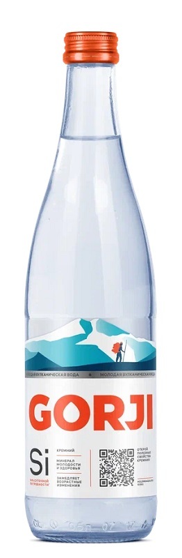 Вода минеральная Gorji газ, 0,5 л, стекло Аптеки Плюс
