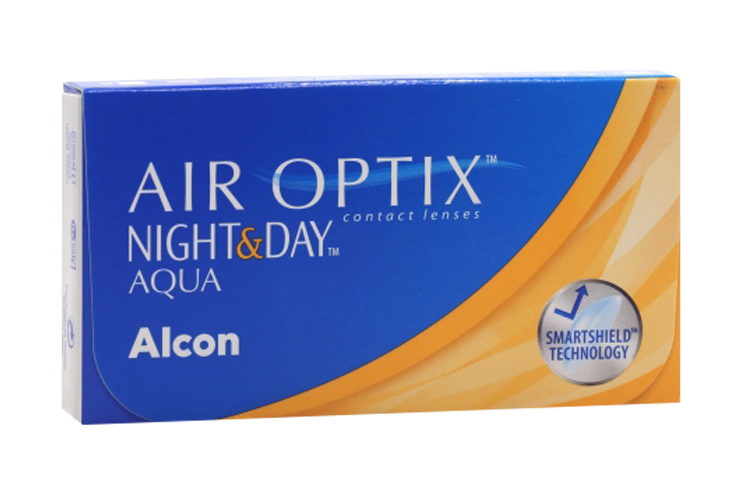 Линзы Alcon Air Optix Night and Day контактные R 8.6 (диоптрия -2,0), 3 шт Аптеки Плюс