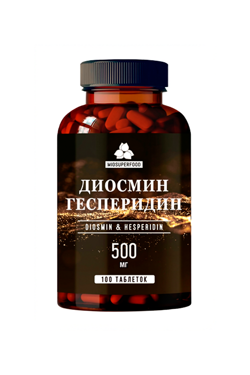 Комплекс диосмина и гесперидина 500 мг М Miosuperfood, 100 шт, таблетки Аптеки Плюс