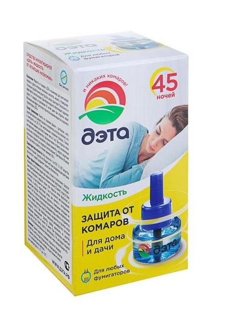 Жидкость Дэта Инсекто  от комаров 45 ночей, 30 мл Аптеки Плюс