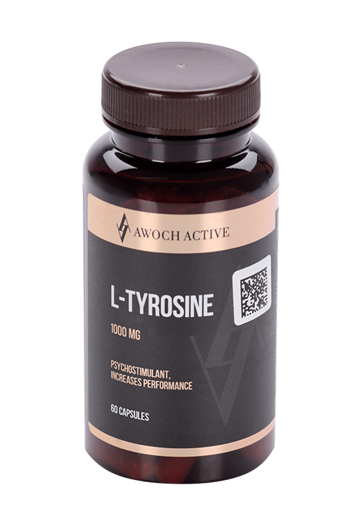 L-Тирозин AWOCHACTIVE, 60 шт, капсулы Аптеки Плюс