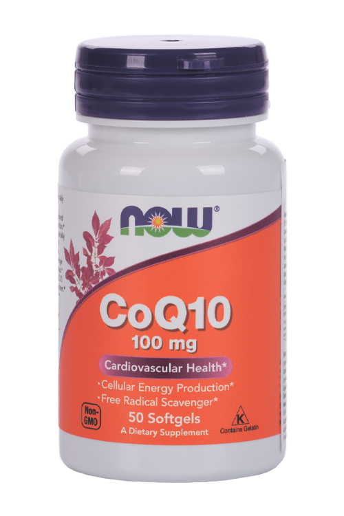 Кофермент Q10 100 мг NOW, 640 мг, 50 шт, капсулы Аптеки Плюс