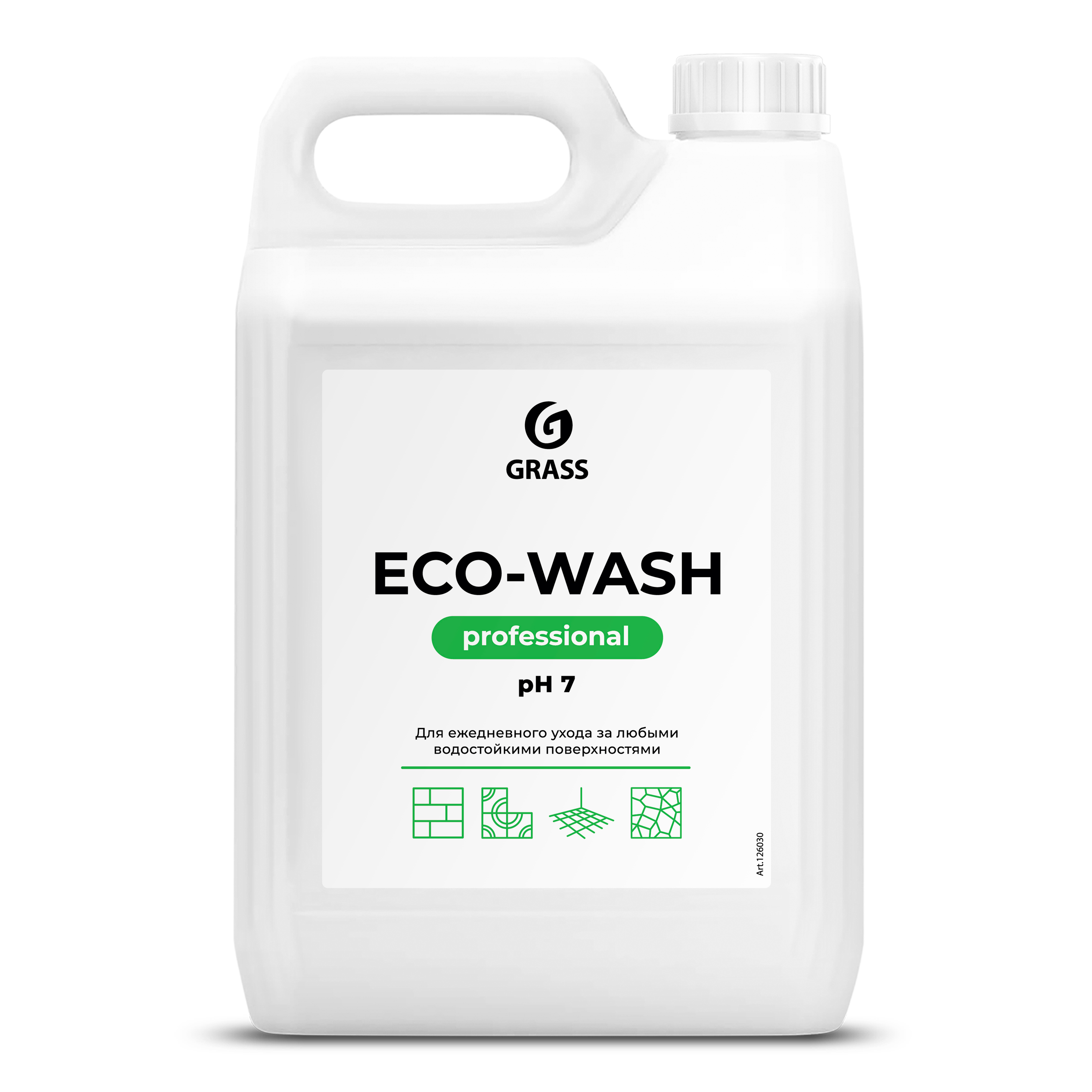 GRASS Универсальное низкопенное моющее средство "Eco-Wash" (канистра 5кг) Аптеки Плюс