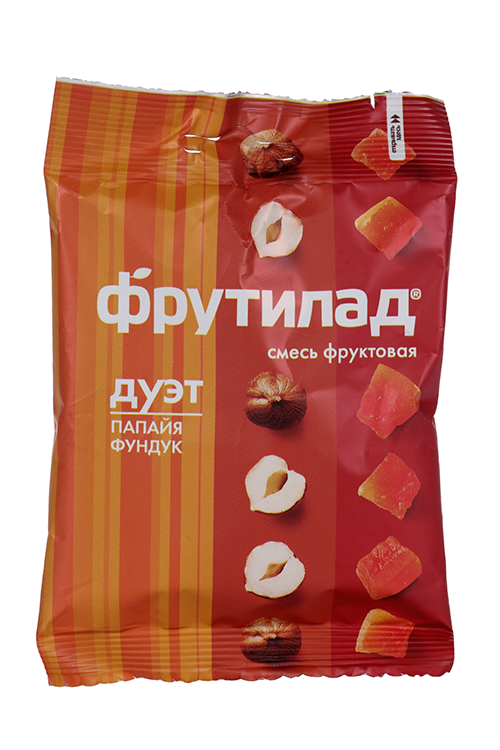 Смесь фруктовая Фрутилад Дуэт папайя/фундук, 45 г Аптеки Плюс