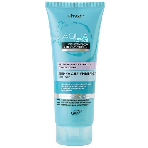 ВИТЭКС Aqua Active Пенка для умывания 200мл Аптеки Плюс