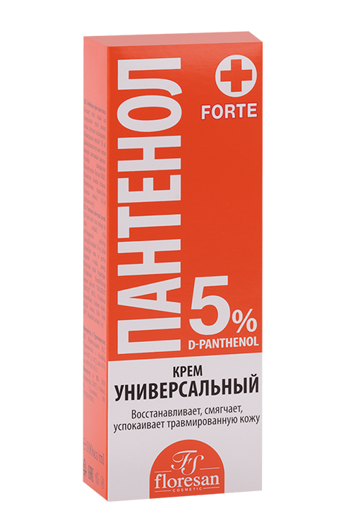 Крем Floresan Пантенол 5% универсал д/травмир кожи, 100 мл Аптеки Плюс