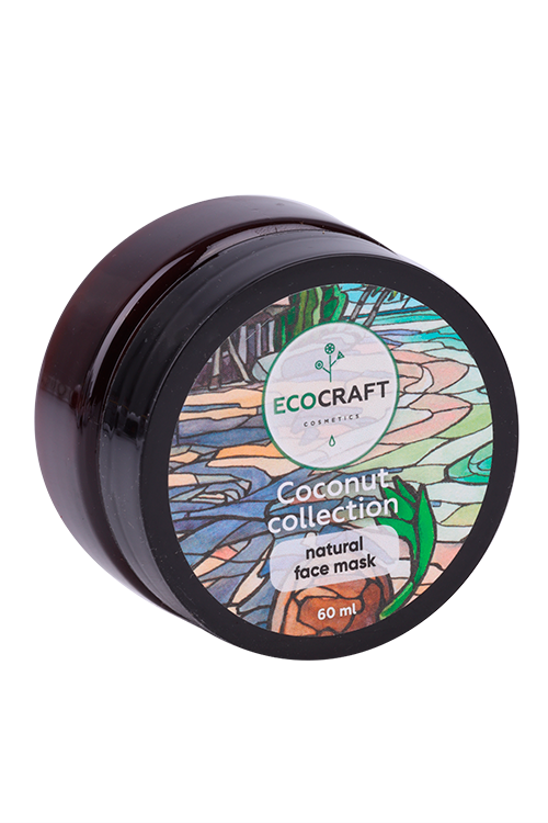 Маска Ecocraft Натуральная увлажн/питательная Кокосовая коллекция д/лица, 60 мл Аптеки Плюс