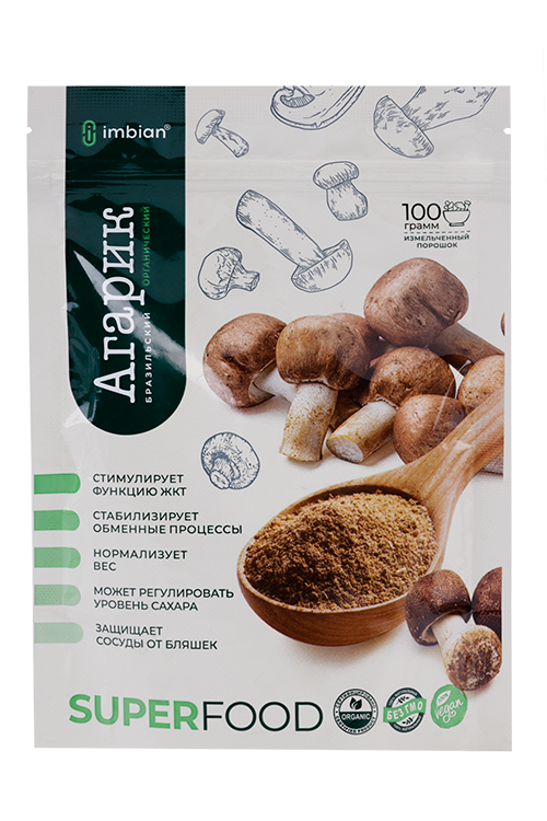 Агарик Imbian, 100 г, порошок пакет Аптеки Плюс
