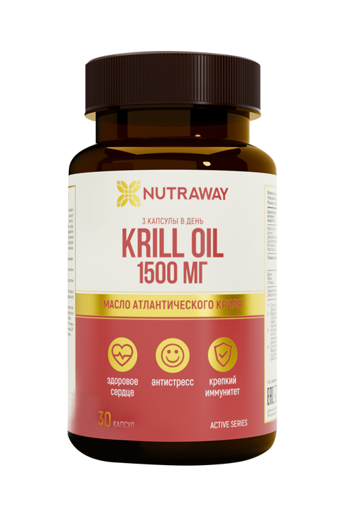 Масло криля Nutraway, 30 шт, капсулы Аптеки Плюс