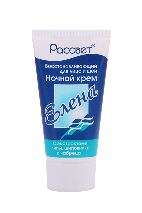 Крем Рассвет Елена восстанавливающий д/лица ночной, 50 г Аптеки Плюс