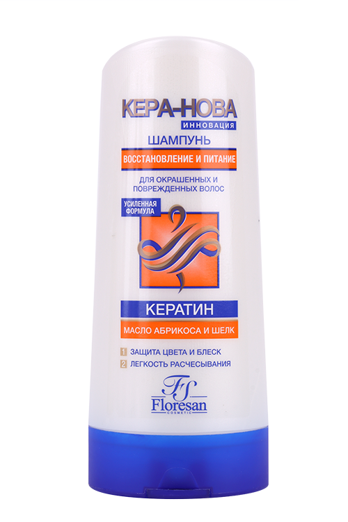 Шампунь Floresan питат/восст д/окраш и поврежд волос Кера-Нова, 400 мл Аптеки Плюс