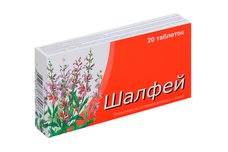 Шалфей, 20 шт, таблетки для рассасывания Фарматех Аптеки Плюс