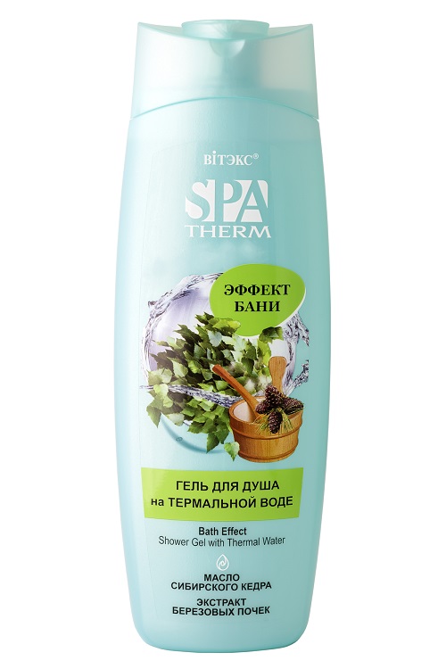 ВИТЭКС SPA THERM Гель для душа на термальной воде "ЭФФЕКТ БАНИ", 515 мл Аптеки Плюс