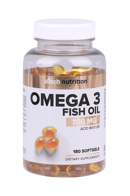 Омега-3 35% aTech Nutrition, 700 мг, 180 шт, капсулы Аптеки Плюс
