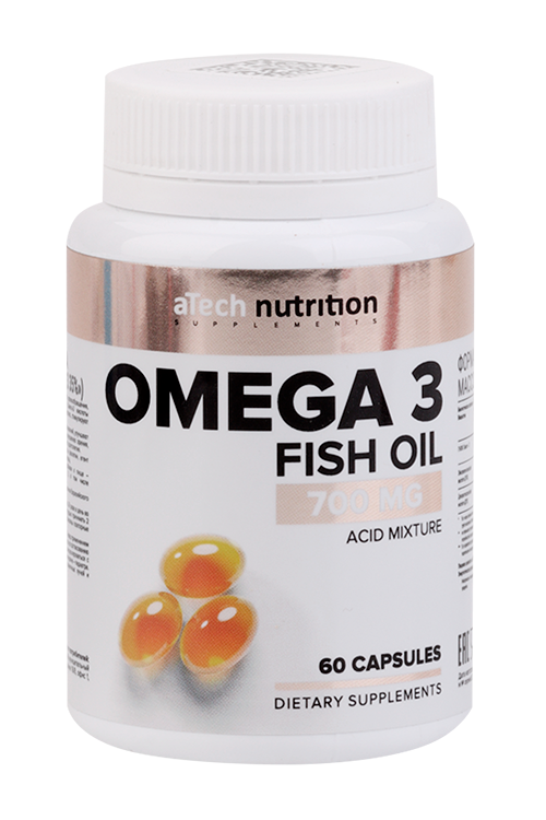 Омега-3 35% aTech Nutrition, 700 мг, 60 шт, капсулы Аптеки Плюс