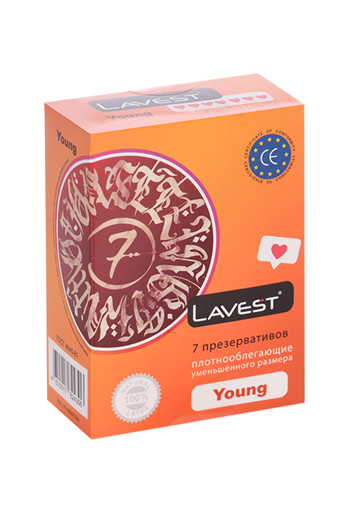 Презервативы Lavest Уменьшенного размера, 7 шт Аптеки Плюс