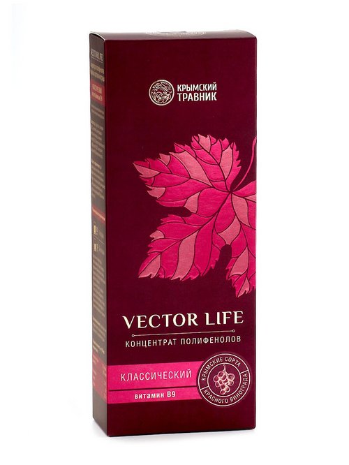 Концентрат Крымский Травник VECTOR LIFE классический с витамином B9, 250 мл, (4603728427911) Аптеки Плюс