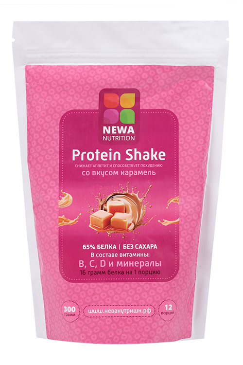 Коктейль протеиновый Newa Nutrition карамельный вкус, 300 г Аптеки Плюс