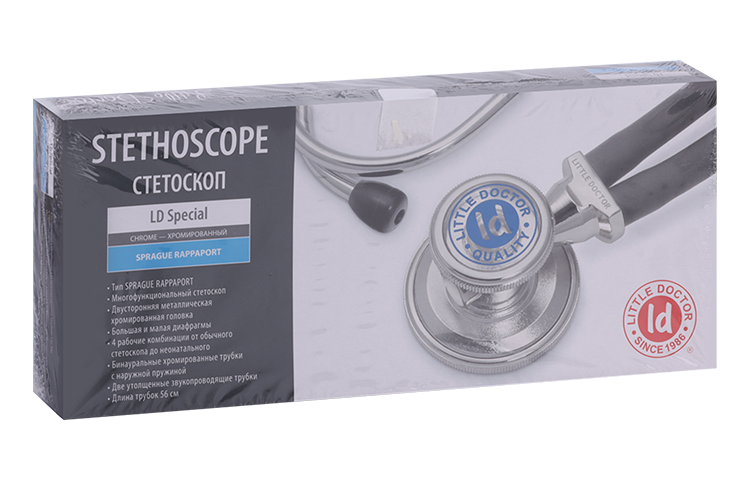 Стетоскоп Little Doctor LD-Special черный 56 см Аптеки Плюс