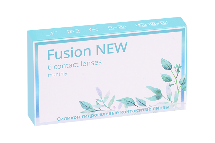 Линзы Okvision Fusion New контактные мягкие R 8.6/14.2 (диоптрия -3,5), 6 шт Аптеки Плюс