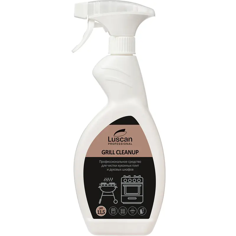 Средство для чистки грилей и духовых шкафов Luscan Professional Grill Cleanup 0.5 л профессиональное 0.5 л для кухни и грилей