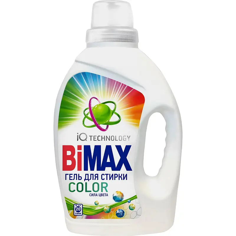 Гель для стирки BiMax Color белый Нэфис Косметикс для цветных тканей 80 мл на 5 л