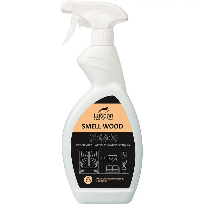Освежитель воздуха Luscan Professional Smell Wood 500 мл 500 мл для туалета и ванной белый