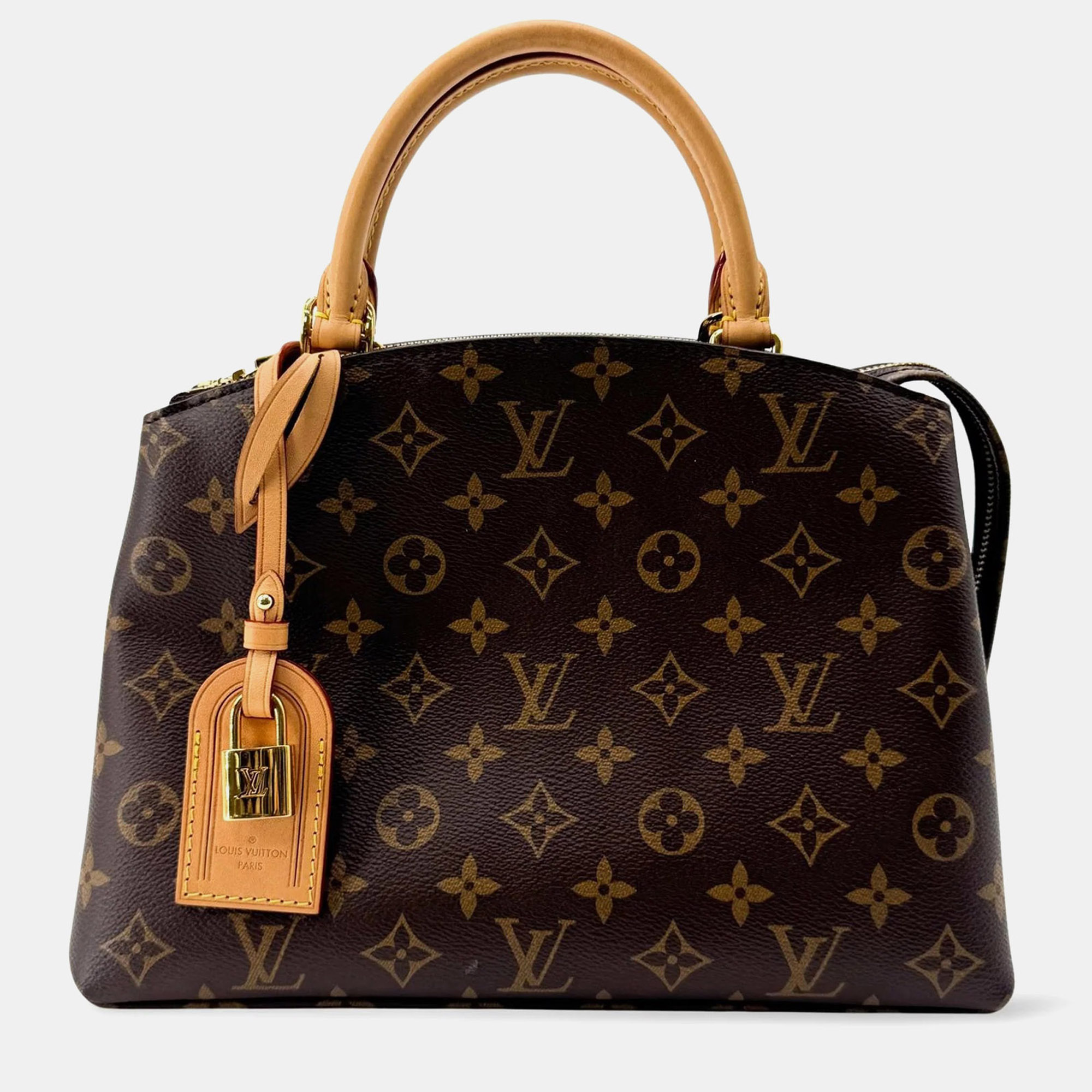 Louis Vuitton Petite Malle Monogram Canvas Top Handle Bag