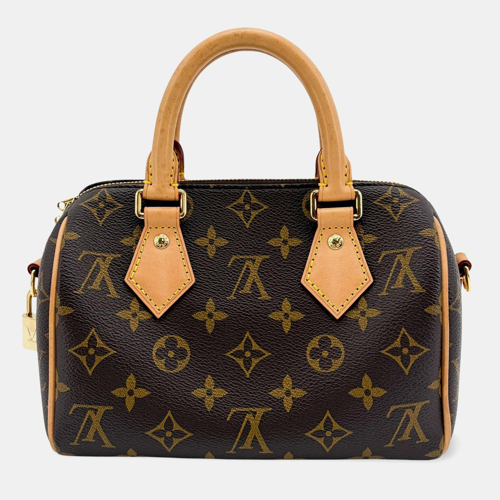 Louis Vuitton Speedy Bandouliere 20 Monogram Canvas Top Handle Bag