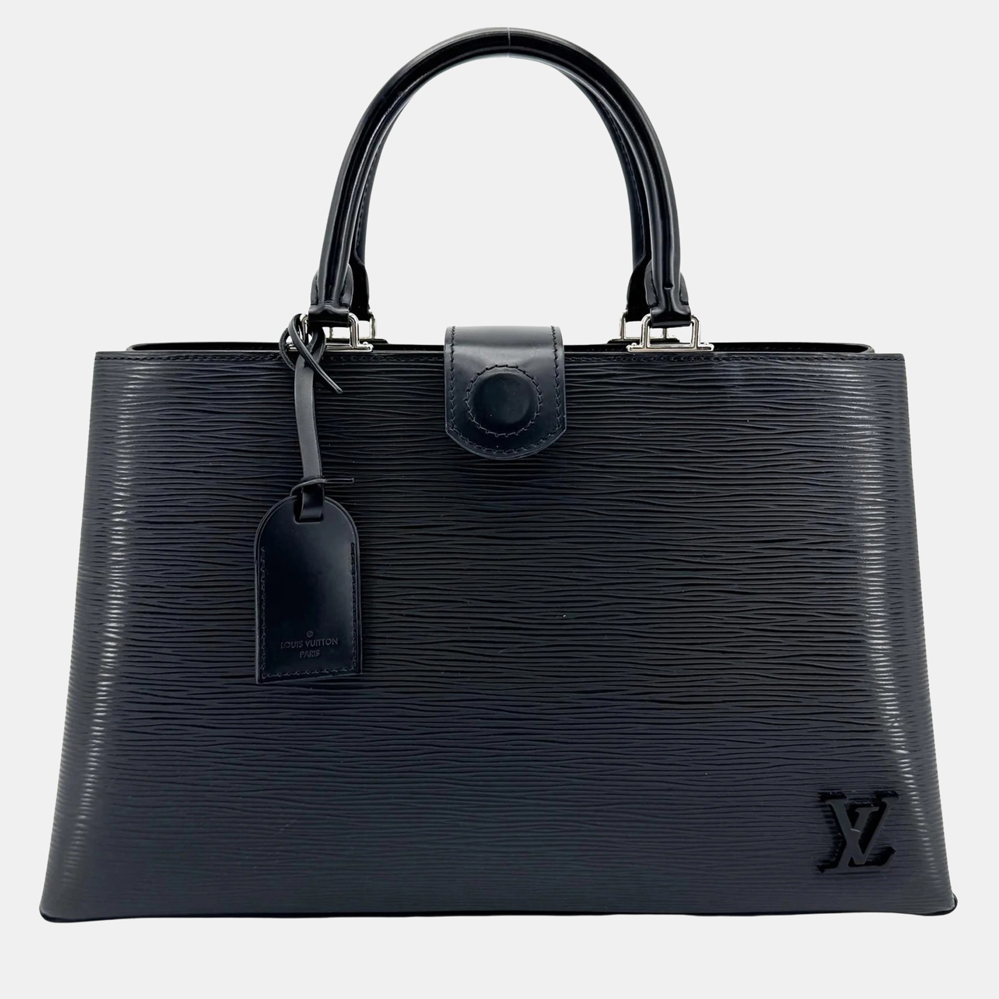 Louis Vuitton Pont Neuf PM Black Epi Leather Top Handle Bag
