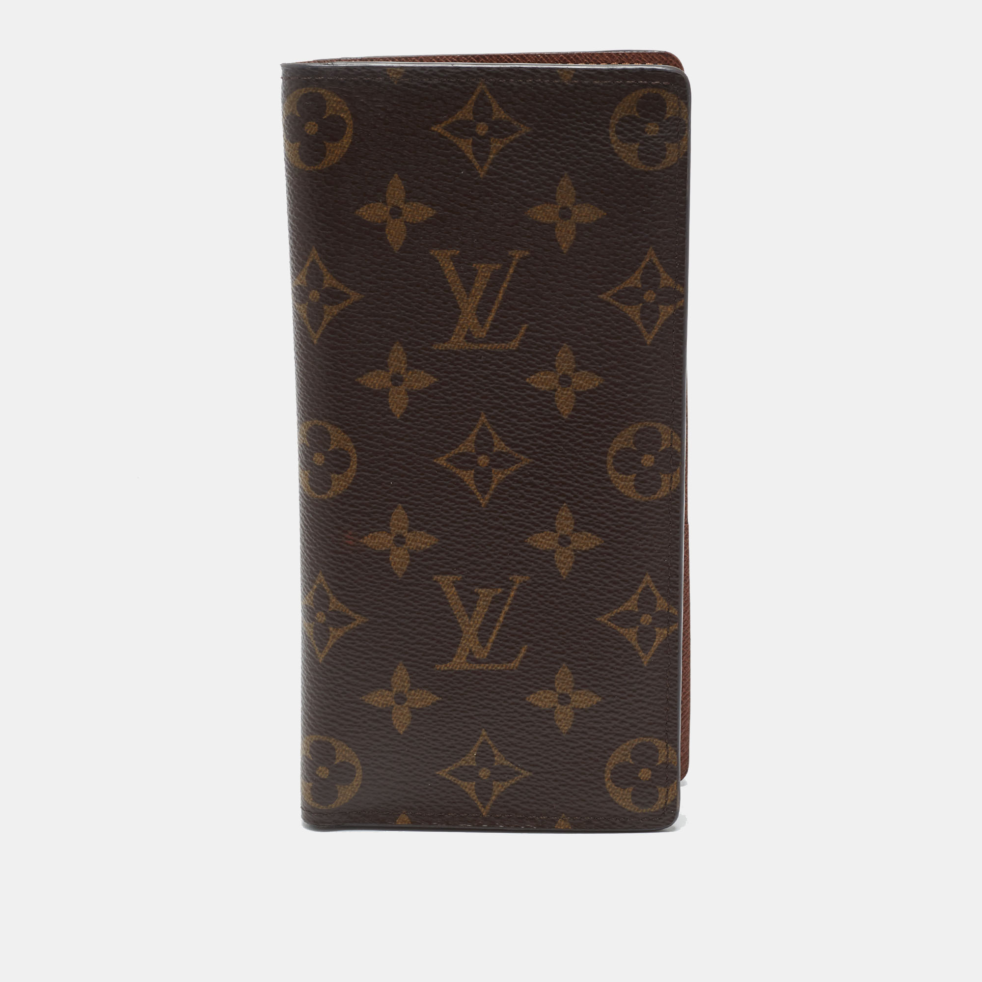 Louis Vuitton Brazza Monogram Canvas Long Wallet