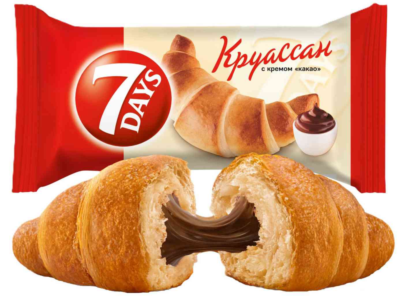 Круассан миди 7 Days с кремом Какао