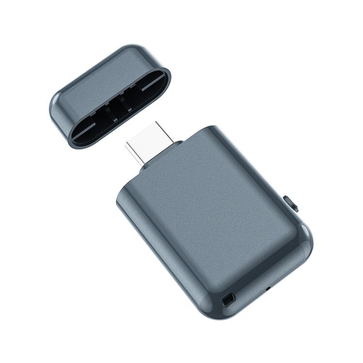 C32A Type-C USB Drive AI Voice Recorder, Memory:4GB(Dark Blue) SUNSKY